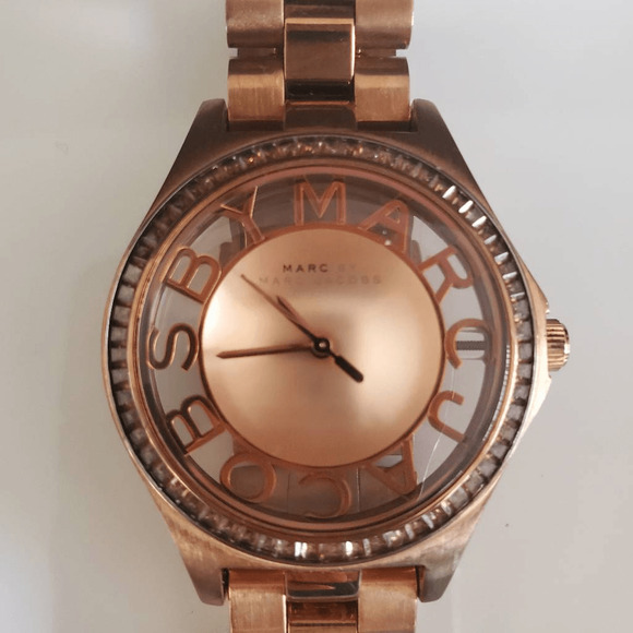 Marc by Marc Jacobs Rose‎ Gold Ladies 34mm Watch - Picture 1 of 8